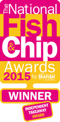 National Fish & Chip Award Winner 2015 - Independent Takeaway